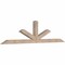 Ekena Millwork Saratoga Smooth Timber Gable Bracket, Douglas Fir, 84"W x 21"H x 3 1/2"D x 3 1/2"F, 6/12 Pitch GBW084X21X0404SAR00SDF - alternate 2